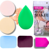 MAKEUP MAKEUP BLENDER SPONGE GĄBECZKA DO MAKIJAŻU MAKE-UP GĄBKI 6W1 ZESTAW (tds0244)
